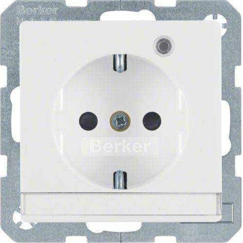 Berker 41106089 Steckdose SCHUKO mit Kontroll-LED, BSF und erh.BS Q.1/Q.3 polarweiß, samt Mesch Shop Berker 41106089 Steckdose SCHUKO mit Kontroll-LED, BSF und erh.BS Q.1/Q.3 polarweiß, samt Mesch Shop